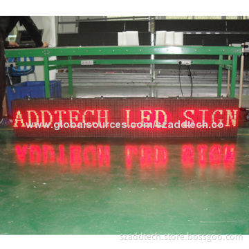 Electronic LED Display Sign, Customized Sizes are Accepted